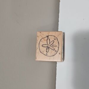 Sand Dollar Vintage Rubber Stamp